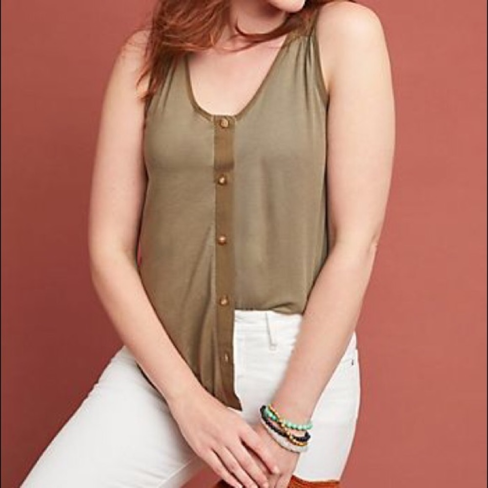 Anthropologie Sojourn Tank XL